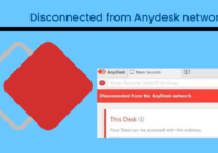 Disconnected from Anydesk network